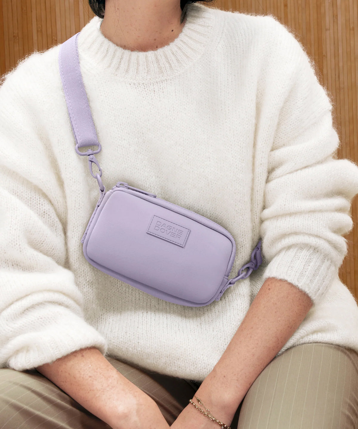 Mara Phone Sling in Heather Grey