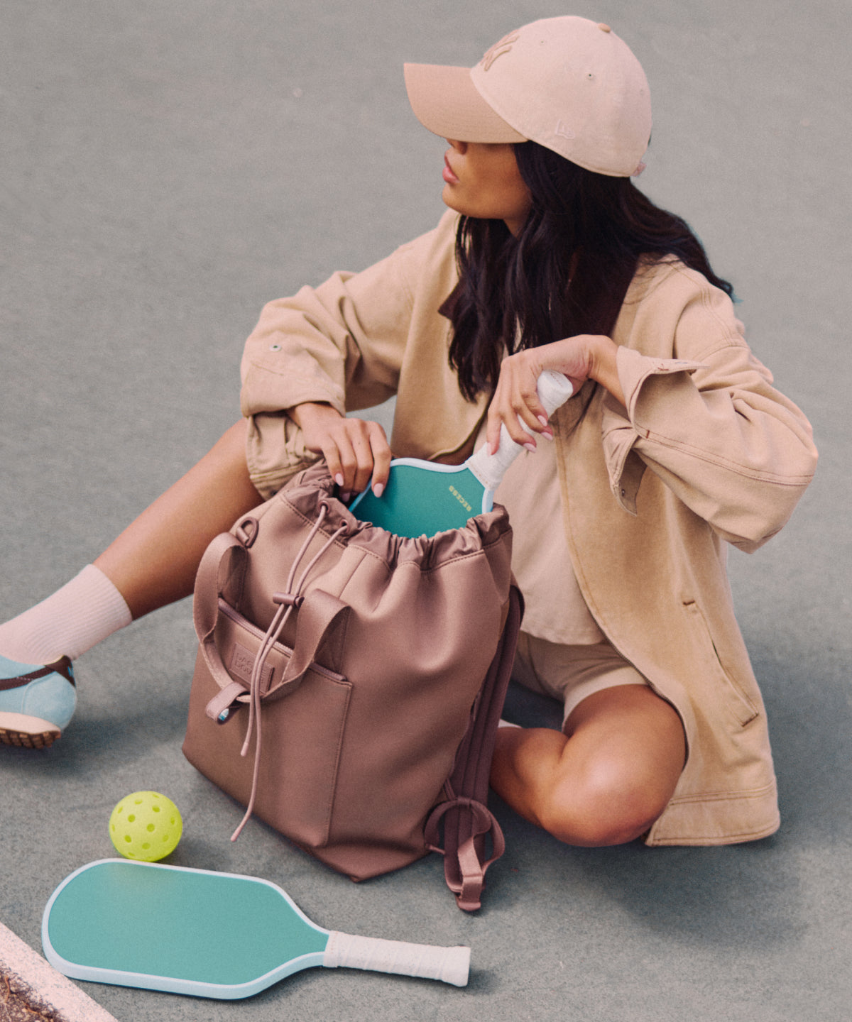 Rhys Backpack in Washed Lilac