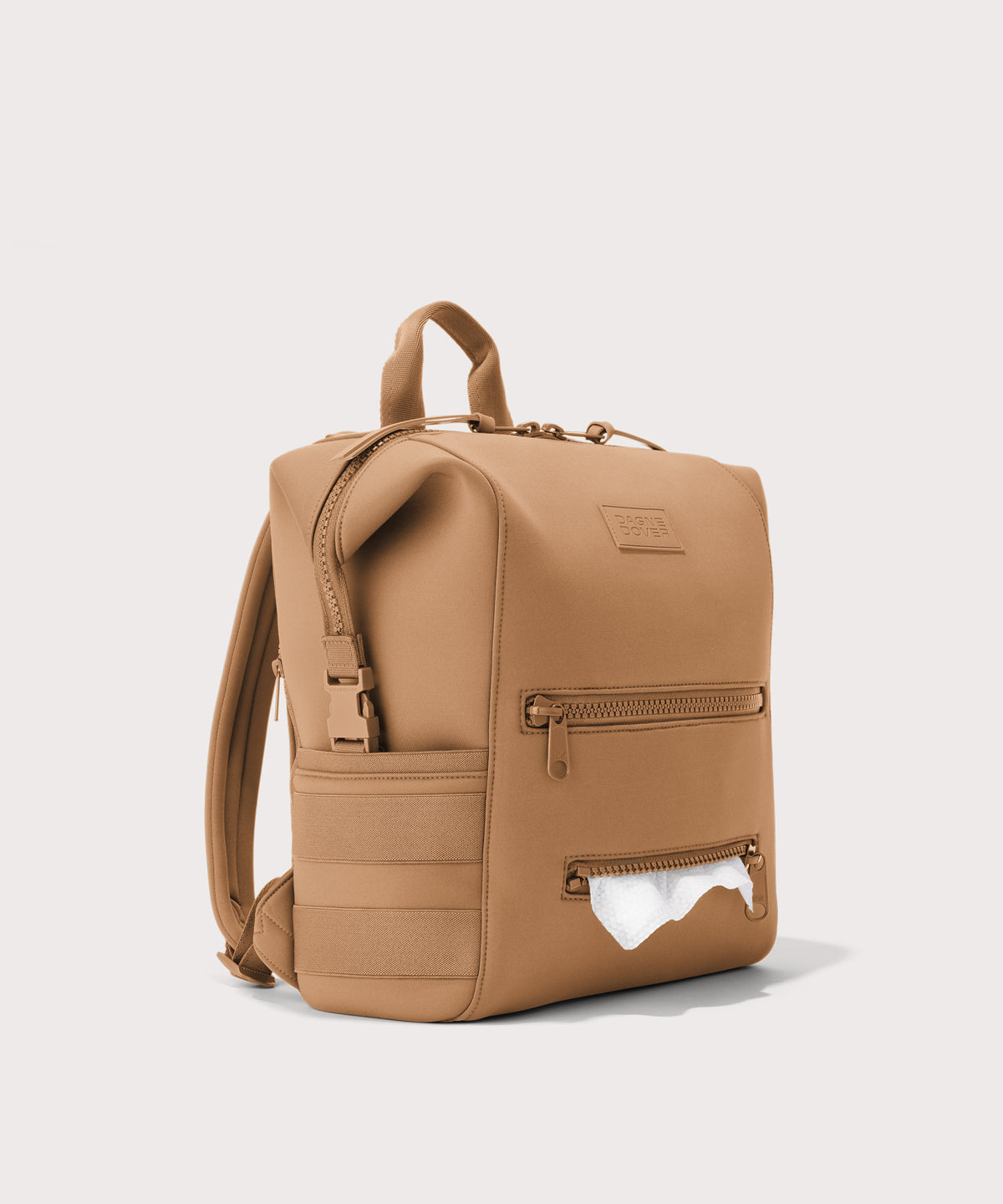 Indi Diaper Backpack in Camel, Medium