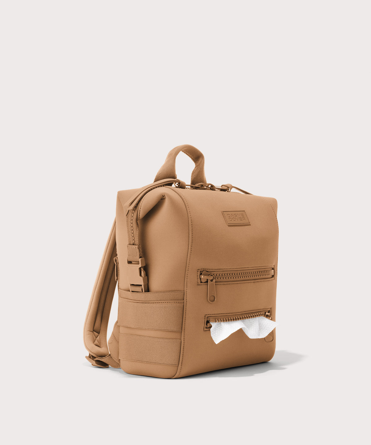 Indi Diaper Backpack in Camel, Small