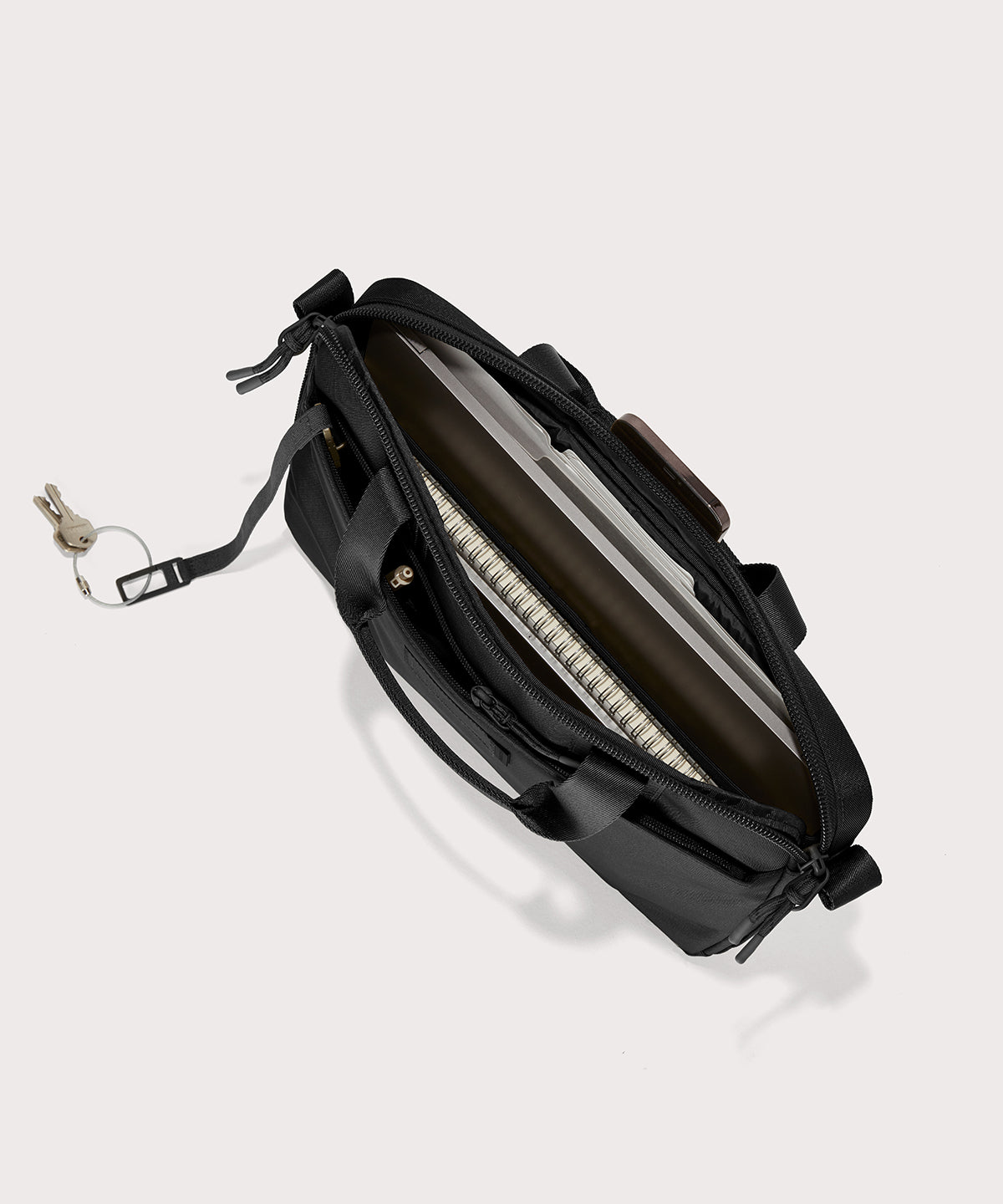 Oslo Slim Laptop Bag in Onyx